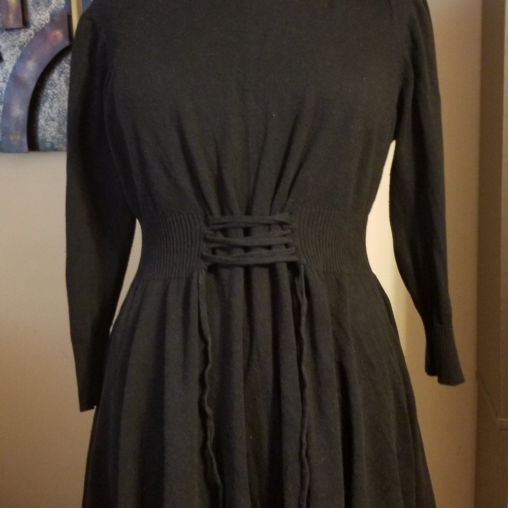Torrid black sweater dress sz 3